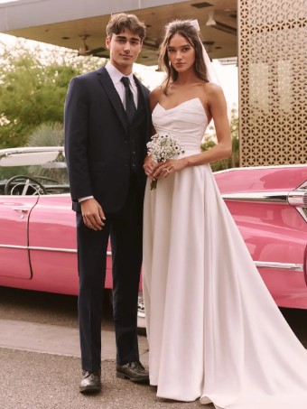 Rebecca Ingram Style #Ethelinda 24RS827 Dress and Overskirt #11 thumbnail