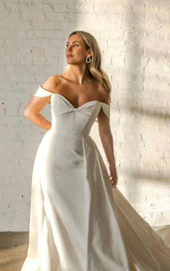 Essense of Australia Style #D3755 Dress And Overskirt #0 default thumbnail