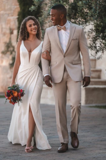 Allure Style #A1205A Stretch Satin #2 thumbnail