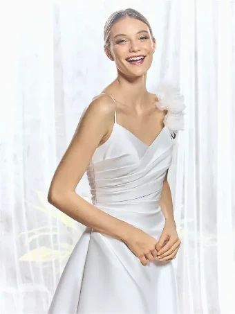 Pronovias Style #Cordeiro - No Strap Flower Detail #2 thumbnail